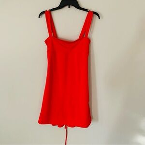 Oh Polly Vibrant Red Mini Dress